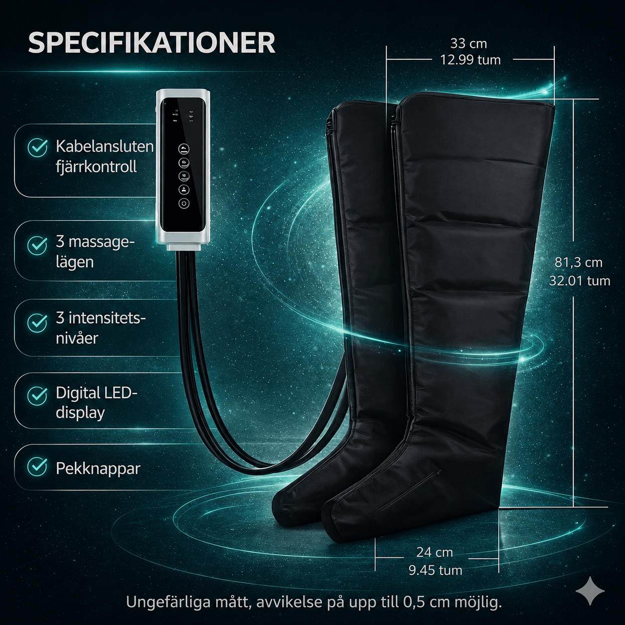 AirFlow™ Pro | Märkbar avslappning för dina ben